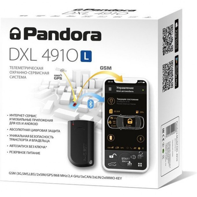 Автосигнализация PANDORA DXL 4910 L 63084 Автосигнализация PANDORA DXL 4910 L 63084